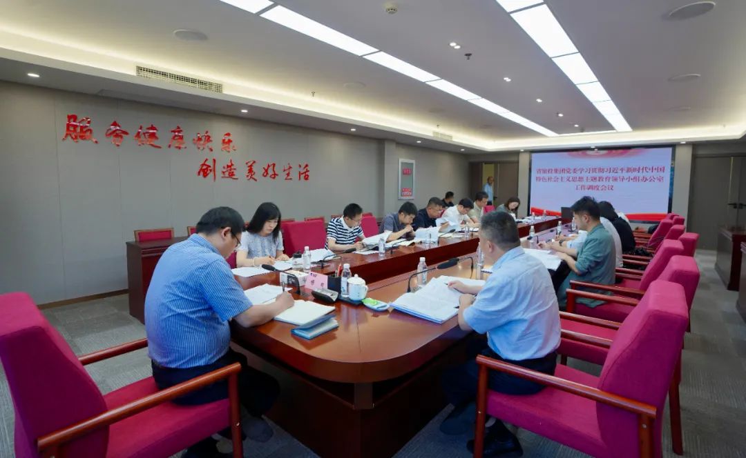 k8凯发集团召开主题教育辅导幼组办公室工作调度会议