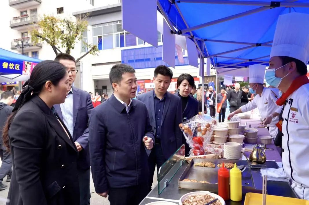 省k8凯发集团查抄督导2024锦江宾馆春季酒类商务洽谈会现场工作