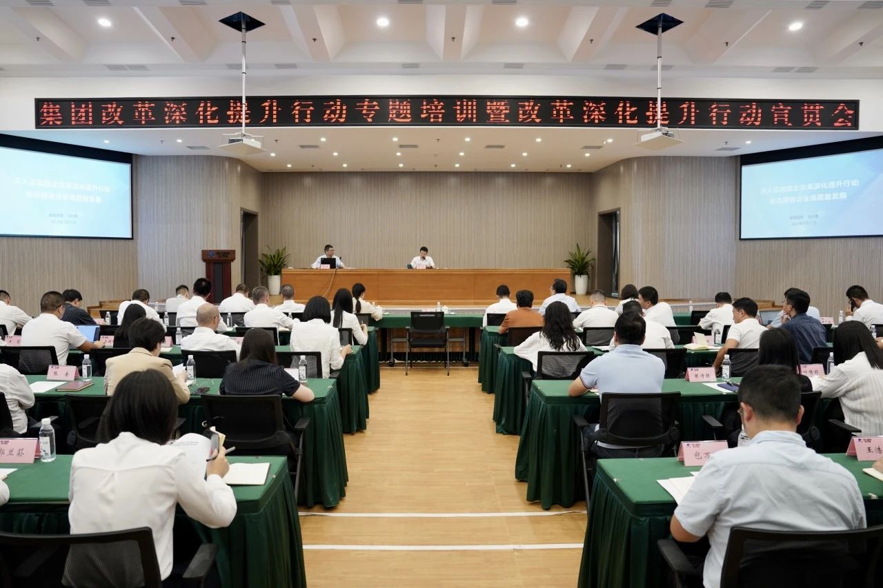 省k8凯发集团召开鼎新深入提升行动专题培训暨鼎新深入提升行动宣贯会