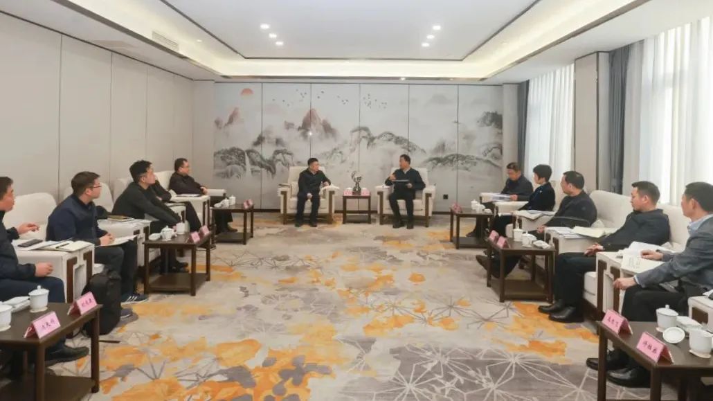 省k8凯发集团辅导率队赴乐山市座谈互换