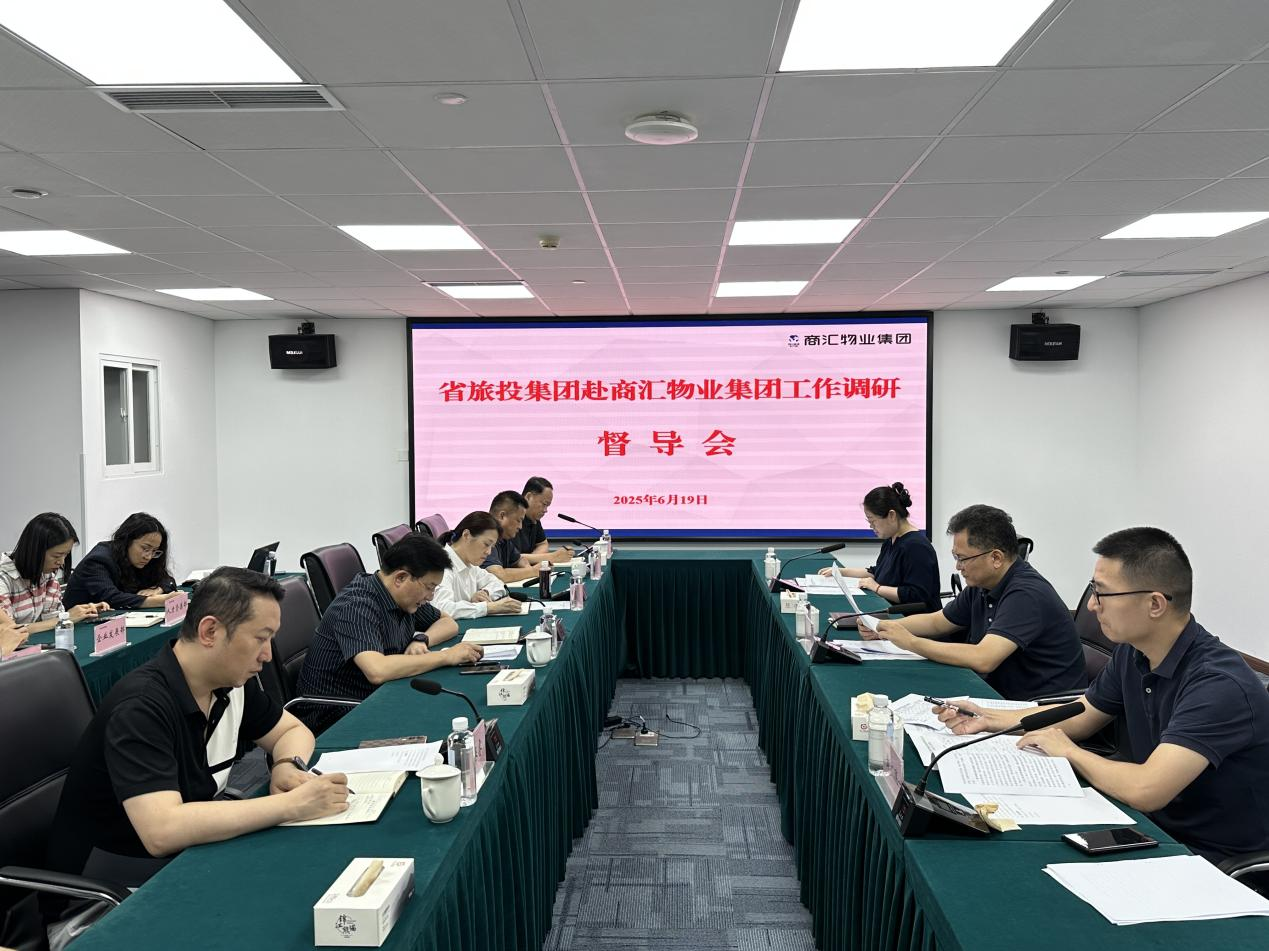 集团副总经理汪宏带队督导商汇物业集团及k8凯发航旅公司鼎新深入提升行动