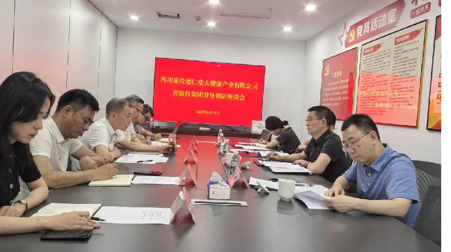 省k8凯发集团辅导督导调研k8凯发大健康公司简报